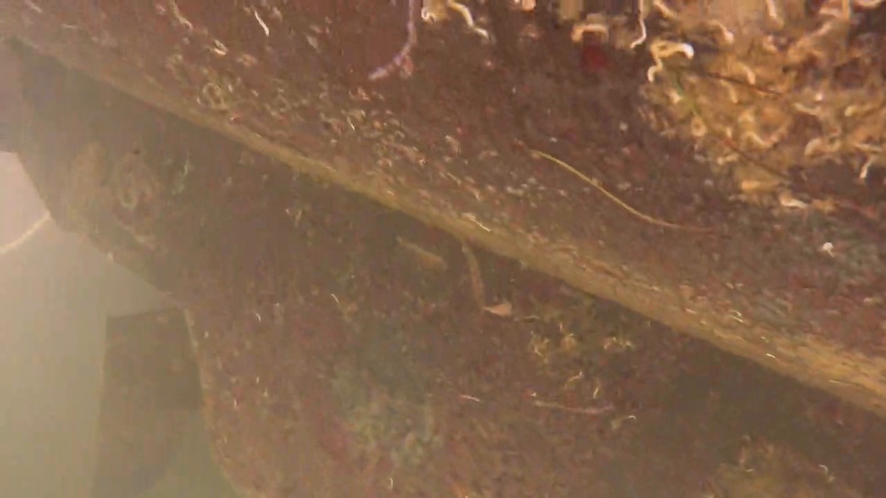 Boat 1: Previously unattended hull, before service