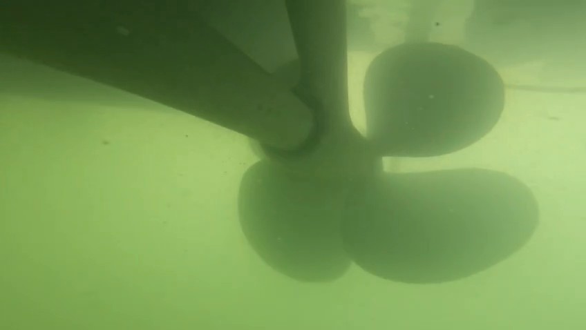 Boat 3: Bottom & hull cleaning, after service